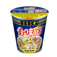 合味道BIG杯面大杯装速食方便面网红泡面桶面海鲜风味面饼夜宵速食 合味道大杯海鲜风味108g