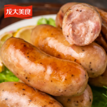 龙大美食 四季猪肉肠黑胡椒味800g/10根