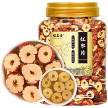 京东百亿补贴、plus会员:福茗源 红枣片300克 精选新疆大枣无核红枣片