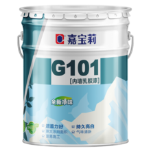 嘉宝莉（CARPOLY）G101内墙乳胶漆室内墙面漆自刷水性环保油漆涂料净味防霉白色墙漆 亮白防霉【20kg面漆】约刷100㎡208.4元 (券后省200)