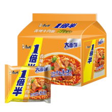 88VIP：康师傅 方便面一倍半香辣牛肉面110g*5袋