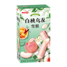 明治（meiji）白桃乌龙雪糕 69g*6支 彩盒装