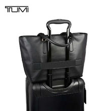 TUMI 途明 Voyageur系列女士皮质托特包中号手提包 017006D