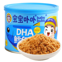 需首单：宝宝卟卟 儿童拌饭肉松鳕鱼松 双重DHA 高蛋白 108g