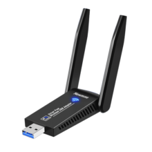 纽曼 1300M免驱版 USB无线网卡 千兆5G双频 台式机笔记本电脑 随身WiFi接收器发射器 外置双天线高速 穿墙
