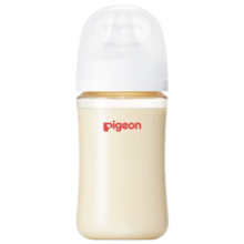 贝亲（Pigeon）婴儿新生儿奶瓶 PPSU奶瓶第3代 240ml 母乳质感宽口径 自带M号93元 (月销1w+)