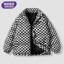 唐狮DESSO棋盘格加厚棉衣