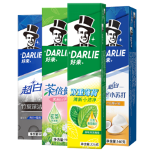 PLUS会员:好来（DARLIE）黑人牙膏 一套多效645G