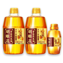 胡姬花 古法小榨花生油 小瓶食用油宿舍炒菜 古法小榨花生油400mlx2+158ml