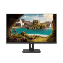 AOC显示器 27英寸高清HDMI+VGA接口低蓝光办公电脑显示屏 27E12HM