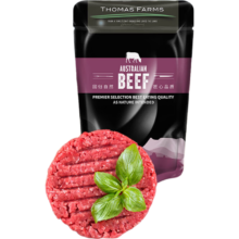 PLUS会员：THOMAS FARMS 澳洲谷饲安格斯牛肉饼 500g（5片）*3件