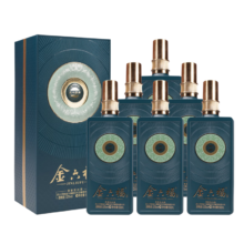 plus会员、京东百亿补贴:金六福 匠心鉴藏金镶玉 53度 500ml*6瓶 整箱装+凑单品