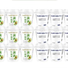 PLUS会员:卡士CLASSY·KISS 风味发酵乳 牛油果味100g*9杯+原味100g*9杯 共18杯
