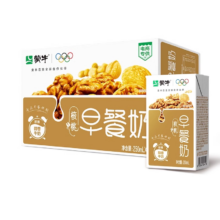 蒙牛 早餐核桃 牛奶 全脂 调制乳 利乐包250ml×16包
