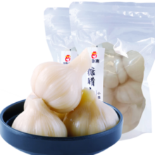 知香斋糖蒜瓣糖醋蒜头大蒜白蒜醋泡大蒜头腌蒜嫩蒜新鲜开味下饭菜甜蒜 【糖醋白蒜】袋装300g*2