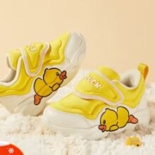 PLUS会员：B.Duck 小黄鸭 儿童加绒运动鞋棉鞋