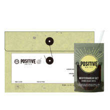 POSITIVE HOTEL ph地中海咖啡 速溶黑咖啡冻干 便携袋装生咖啡3g*7包 青提茉莉