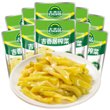 PLUS会员：吉香居 榨菜 鲜香下饭菜 30g*10袋