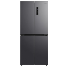 美的（Midea）407升61cm超薄十字对开门四门嵌入多门电冰箱一级变频风冷无霜以旧换新 407升十字冰箱