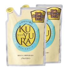 PLUS会员：可悠然 沐浴露 恬静清香 替换装 400ml*2
