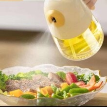 88vip：双枪  钙化玻璃小熊按压式喷油壶300ml