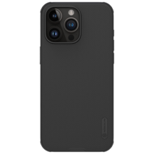 耐尔金 适用苹果iPhone15ProMax手机壳磁吸 磨砂防滑全包防摔防指纹轻薄保护套简约硬壳软边 护盾Pro黑色