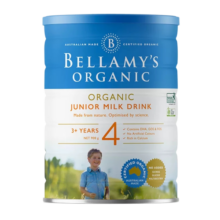 贝拉米（Bellamy）经典版 4段 儿童奶粉900g 3岁+ 有机奶源 原生HMO