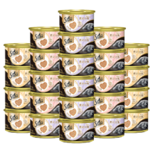 plus：希宝 猫罐头成猫零食慕斯罐 混合口味 70g*24罐*2件
