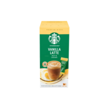 星巴克（Starbucks）精品速溶花式咖啡 香草风味拿铁4袋装 4*21.5g 土耳其原装进口