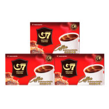 G7中原美式速溶黑咖啡0蔗糖0脂燃减低脂健身30g*3盒(可冲45杯)