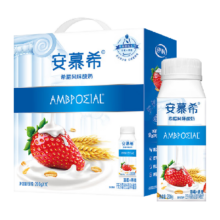 伊利 安慕希 希腊风味草莓燕麦酸奶 200g*10瓶