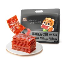 88vip：三只松鼠   量贩装肉脯500g×1袋18.21元