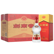 剑南春 水晶剑 38度 500ml*6瓶 整箱装 浓香型白酒 低度水晶剑