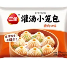 PLUS会员：三全 中式早餐 灌汤包小笼包 奶黄包 240g/袋 *10件任选