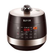 苏泊尔（SUPOR）电压力锅5L球釜双胆家用高压锅3-6人智能触控煮饭煲汤压力煲开盖收汁一键排压 5L