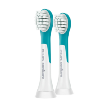 飞利浦（PHILIPS） 儿童电动牙刷头 配HX6322HX6312HX6320HX6340软毛刷头 HX6032 迷你型- 4支
