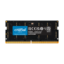 plus：Crucial 英睿达 32GB DDR5 4800频率 笔记本内存条 美光（原镁光）原厂颗粒 AI电脑配件