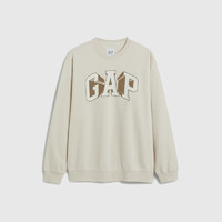 Gap 盖璞 男士LOGO碳素软磨抓绒卫衣 841334￥90.70 8.6折