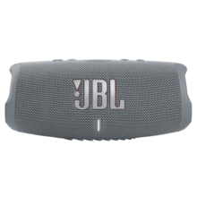 JBL CHARGE5 音乐冲击波五代 便携式蓝牙音箱+低音炮 户外防水防尘 桌面音响 增强版赛道扬声器  灰色