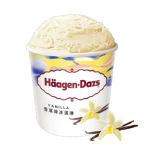 哈根达斯（Haagen-Dazs）【杨幂同款】经典香草味大桶冰淇淋473ml