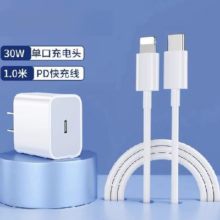 吉格顿 PD30W快充头+1.0米PD快充线