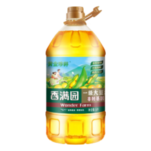 需首购：香满园 黄金珍鲜 非转基因 一级大豆油5L