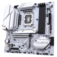 PLUS会员：Colorful 七彩虹 BATTLE-AX B760M-WHITE WIFI D5 V20 DDR5 雪鸮主板 支持14600K/14600KF Intel B760/LGA 1700