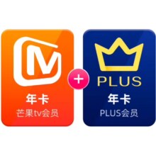 双11狂欢：芒果TV会员12个月年卡+京东Plus年卡