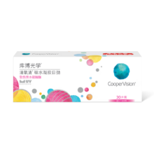 PLUS会员：库博光学 透明隐形眼镜 30片装 *2件 100-1000度可选