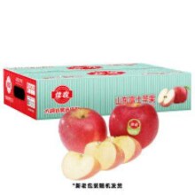 6日0点、双11狂欢：：佳农 烟台红富士苹果 12个装 单果重约200g+ 礼盒装 生鲜水果