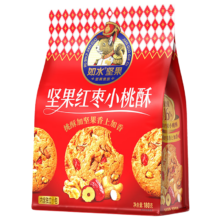 双11巅峰、plus会员:如水坚果红枣桃酥饼干180g＊10件