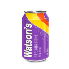 PLUS会员：watsons 屈臣氏 焦糖味苏打水200ml*1罐