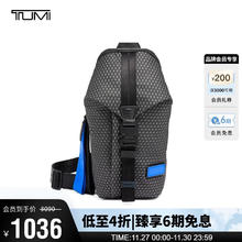 TUMI 途明 TAHOE系列 男式斜挎包 0798675DM 黑色网眼