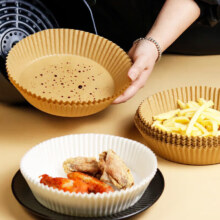 PLUS会员：空气炸锅纸烘培家用 100张方形 16*4.5cm*2件